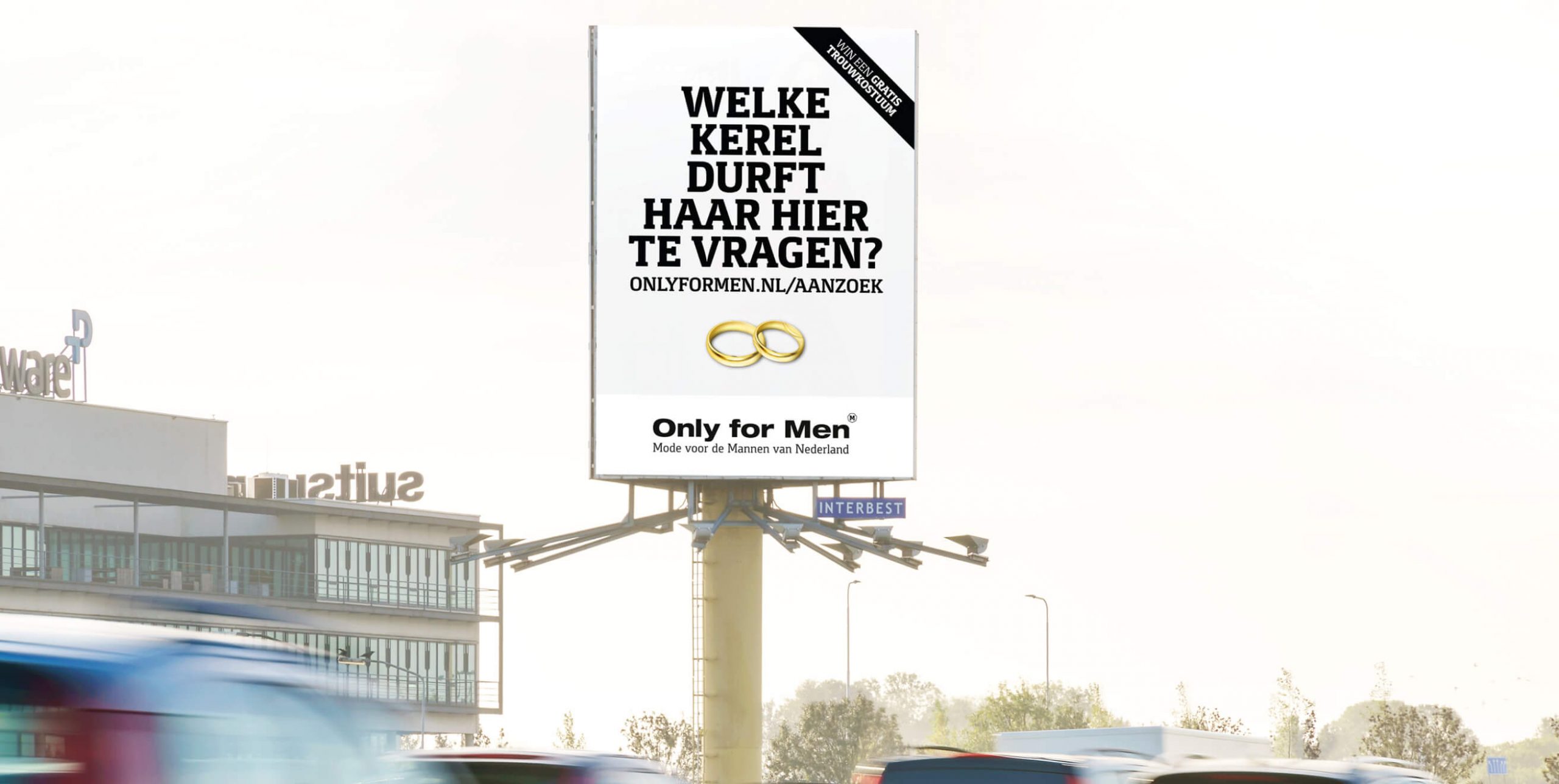 Trouw campagne Only for men